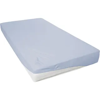 Primera Spannbettlaken Teddy-Flausch Baumwolle-Polyester 70 x 140 cm Blau