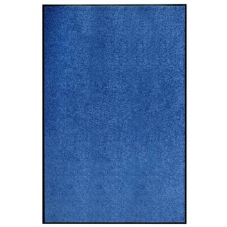 vidaXL Fußmatte Waschbar Blau 120x180 cm