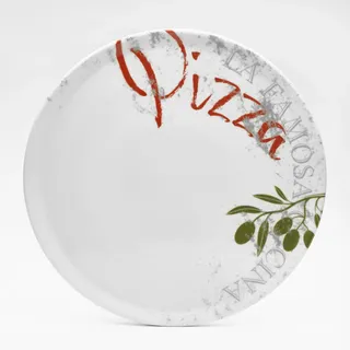 VAN WELL Pizzateller Famosa 33 cm mehrfarbig 6er Set