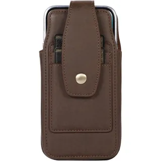 MXFDOKD Herren Gürteltasche Handy Leder, Ledertasche mit Gürtelclip Klein