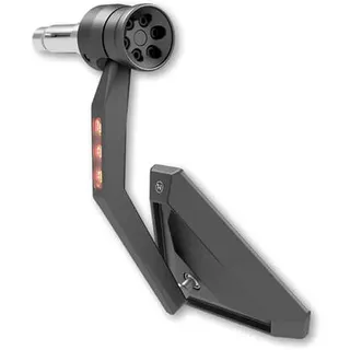 Highsider pro Lenkerendenspiegel Tetra Schwarz Mit LED Blinker (1Stck.)