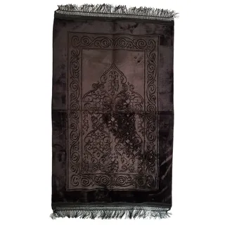 Ilkadim Türkischer Gebetsteppich 120 x 79cm Seccade Namazlik Sajada Sedschade (Dunkelbraun)