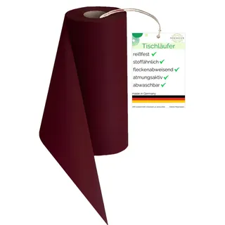 Sensalux Vlies-Tischläufer 50 cm x 25 m Bordeaux
