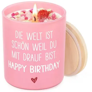 LuxusKollektion Duftkerze Duftkerze Soja Lavendel Kristall Geschenk Frauen