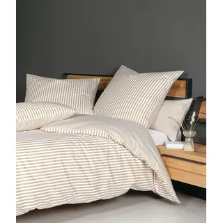 JANINE Chinchilla Gestreift Beige 40 x 80 cm