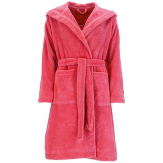 bugatti Damenbademantel Damen Bademantel mit Kapuze Romina, Baumwolle, hohe Markenqualität rosa