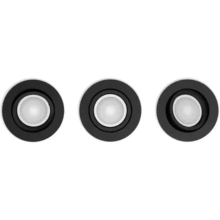 Philips Centura 3er Set GU10 schwarz