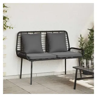vidaXL Gartenbank 63 x 83 x 109 cm Schwarz