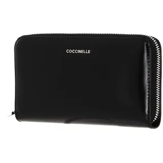 Coccinelle Tassel Zip Around Wallet Damen Geldbörse schwarz