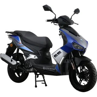 Alpha Motors Mustang FI 50 ccm 3,0 PS 25 km/h Blau-Grau