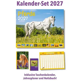 labonté buch + kalender gbr Pferde Kalenderpaket 2027 Wandkalender 2027 DIN A4 hoch
