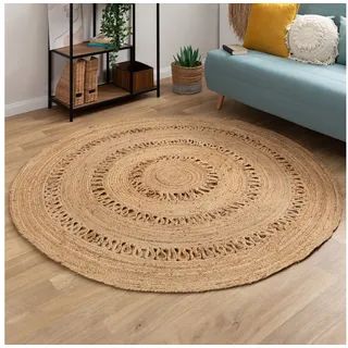 Steffensmeier Goa Juteteppich Ø 150 cm Beige