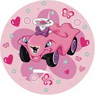 Big Bobby Car Kinderteppich 100 x 100 cm Rosa