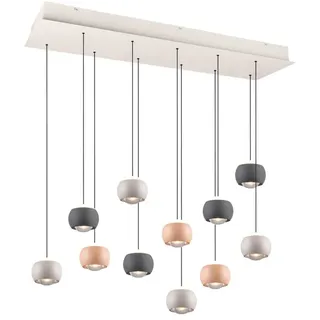 Musterring Leuchten LED-Pendelleuchte Cannon Metall MultiColor Grey