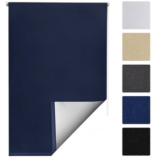 Rollo SolReflect T42, Sol Royal, Thermorollo für Fenster & Türen blau 100 cm x 160 cm
