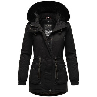 Navahoo Wintermantel »Wintermantel Olessaa Sportlicher Baumwoll-Parka für den Winter, schwarz