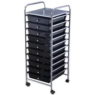 Costway Rollwagen mit Schubladen
