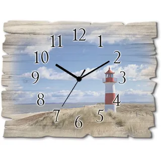 ARTland Leuchtturm Sylt 40 cm Quarz blau