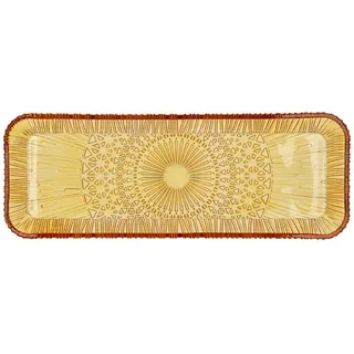 Bitz Servierplatte rechteckig Kusintha in Amber | Gr.: onesize