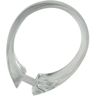 Duschvorhangringe, Duschmantelringe, transparent (8)