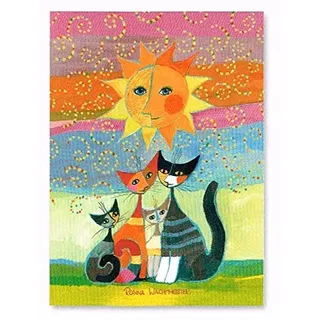 Rosina Wachtmeister - Bollywood - Geschirrtuch - bedruckt / bunt - Katzen