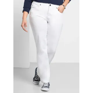 sheego Stretch-Hose klassisch weiß 52