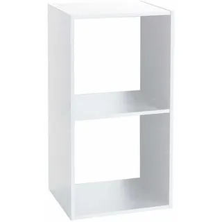 5Five Wandregal 34,5 x 32 x 67,5 cm Weiß