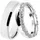 DOOSTI Trauring DOOSTI Schmuck Geschenk Trauring Ehering Partnerring LIEBE Gr 52 silber silberfarben Fingerringe Damen 52 Sterlingsilber 5mm Trauring wahlweise oder ohne