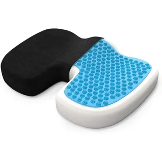 Anti-dekubitus-kissen Für Das Steißbein Mit Atmungsaktivem Gel, Ergonomisches Orthopädisches Memory Foam-kissen Zur Linderung Von Rücken-, Hüft- Und Steißbeinschmerzen, Für Büro- Und Autostuhl