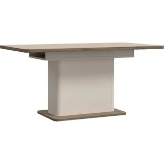 FORTE Esstisch Lacetti, Einfacher Auszug auf 2,00 mtr. beige