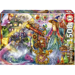 Educa 9219616 Puzzle 1500 Teile Magische Zauberwelt,
