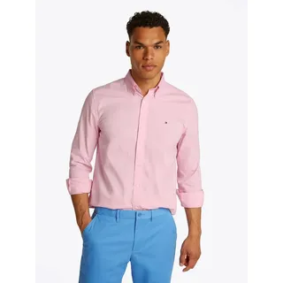 Tommy Hilfiger Flex Solid Regular Fit Langarmhemd Classic Pink XL