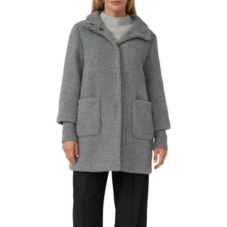 s.Oliver BLACK LABEL Wintermantel mit Stehkragen grau 38 EU