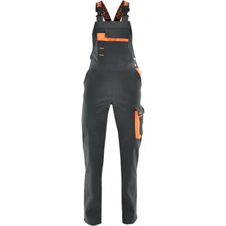 SARA Workwear Damen Latzhose HERA" 250 g/m2 aus Baumwolle Graphit 36"