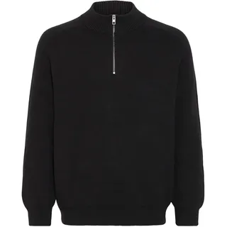 !Solid Troyer SOLID "Troyer SDSylvester", Herren, Gr. L, schwarz (true schwarz), Obermaterial: 100% Baumwolle CO., Pullover Troyer