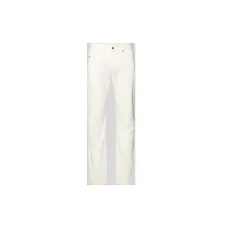 Jeans mit Eingrifftaschen und Label-Applikation, Weiss, 32/32