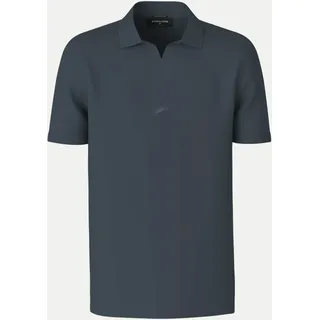 Tshirt mit Polokragen Blau XXL