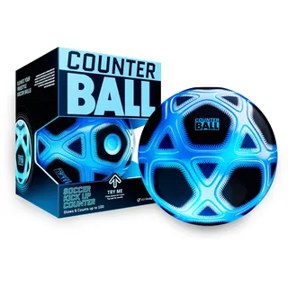strikesphere Counter Football, Freestyle Kick-Zähler | Größe-4-PVC-Ball, integrierter Lautsprecher und Sensor│ Ein-Knopf-Bedienung│ Ab 6 Jahren.
