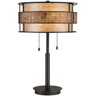 Elstead Lighting, Tischlampe, Laguna Tischleuchte E27 2-fach Renaissance-Kupfer (E27)