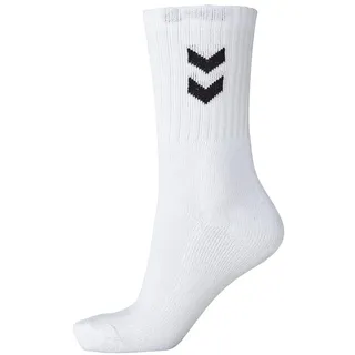 hummel Basic Tennissocken 3er Pack Weiß 41-45