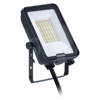 Philips LED-Strahler Aluminium, Glas mit Bewegungsmelder 2400 lm IP65 grau