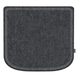 Feltd. Filz-Sitzkissen kompatibel mit Thonet/Breuer S32 / S64, Graphite | kompatibel mit Marcel Breuer - Thonet; Größe 41,5 × 43,5 cm; gepolstert; mit Antirutschbeschichtung