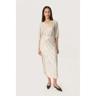 Soaked in Luxury Rock SLKitty Gerade Passform in Ancient Scroll metallic print | Gr.: L