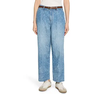 Cartoon Stoffhose Loose Fit Blau 36