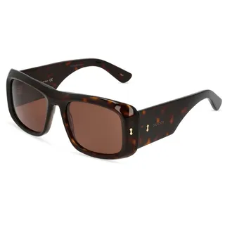 Gucci GG1080S Herren-Sonnenbrille Vollrand Quadratisch Kunststoff-Gestell, braun