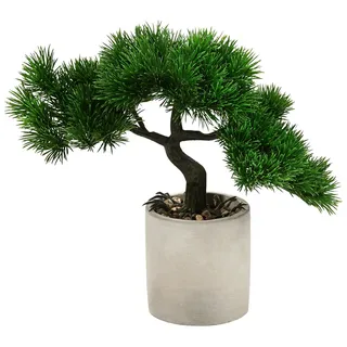 Dehner Kunstpflanze Bonsai, 27 cm, Grün