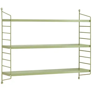 [en.casa] Modulares Wandregal Strängnäs Olivgrün [en.casa]