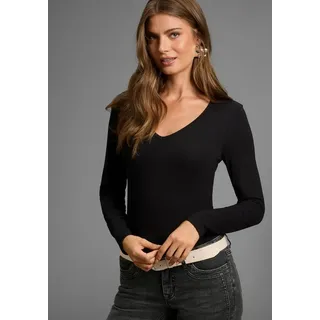 LAURA SCOTT Langarmbody Schwarz 36
