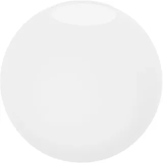 Hemobllo Glaskugel Lampenschirm 18cm, Ersatzglas Kugel Weiß, Milchglas Lampenabdeckung für Deckenleuchte und Pendellampe, Kugellampe Ersatzschirm Rund (Ø 18 cm)