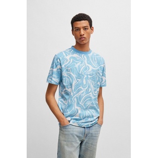 BOSS ORANGE T-Shirt Te_Ocean mit Rundhalsausschnitt beige